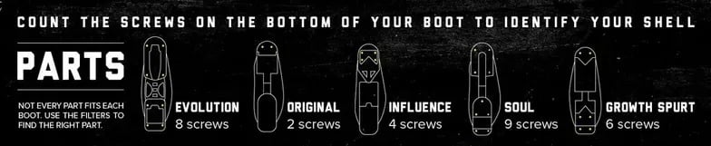 Full Tilt Inside Cant Plate Kit -Vissla Sales Store fulltilt parts shell compatibility